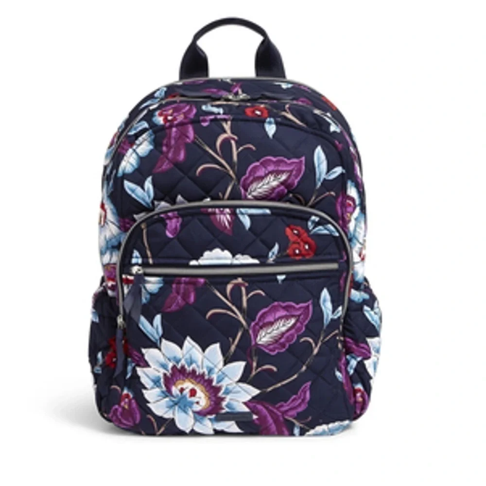 Vera Bradley Mayfair in Bloom Campus Backpack